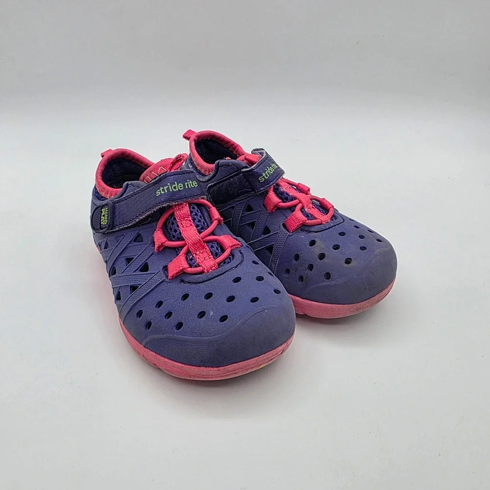 Stride Rite M2P Phibian Purple Pink Water Shoes Toddler Size 6 BG56964